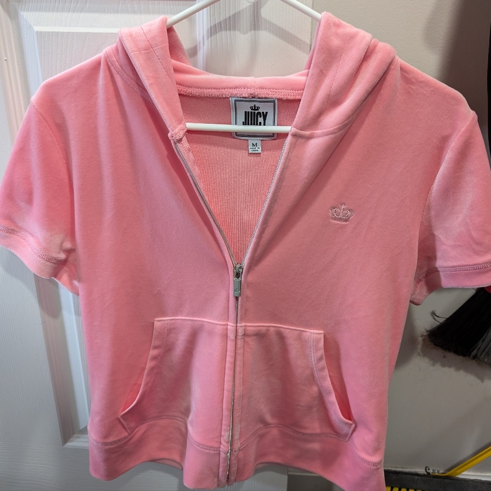 Juicy Couture Short Sleeve Hoodie